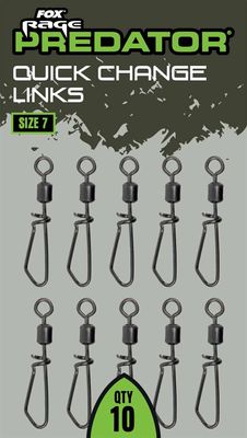 FOX RAGE PREDATOR QUICK CHANGE LINKS - SIZE 7