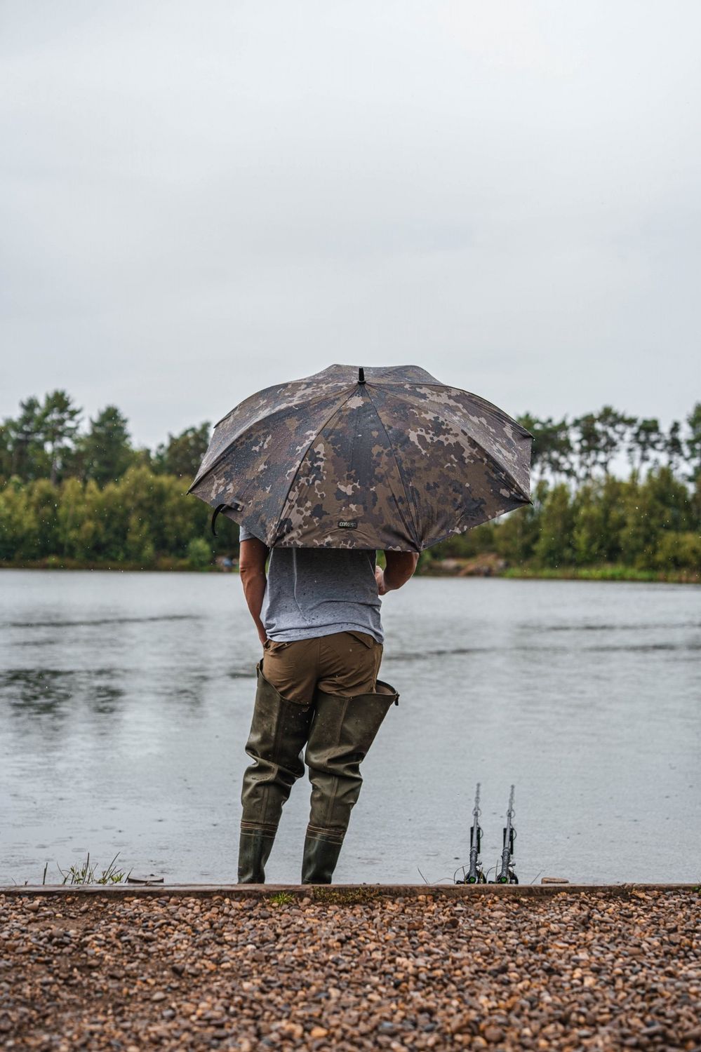 KORDA COMPAC UMBRELLA - DARK KAMO