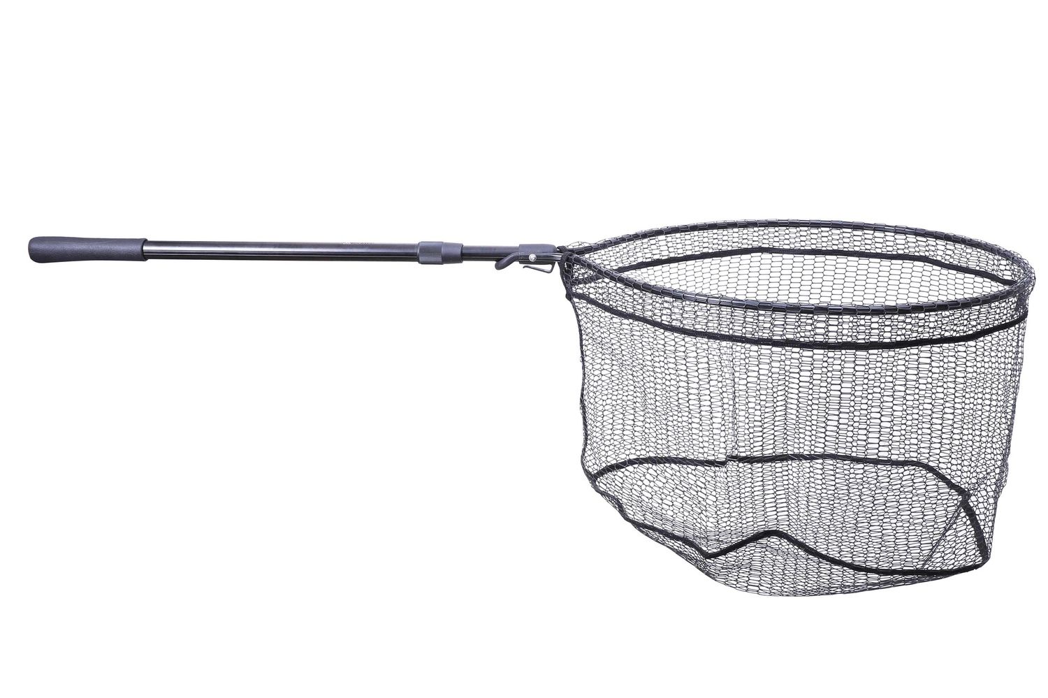 MIKADO FOLDABLE RUBBER LANDING NET 200CM, 70CM x 60CM