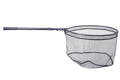 MIKADO FOLDABLE RUBBER LANDING NET 200CM, 70CM x 60CM