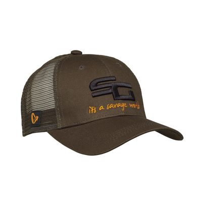 SAVAGE GEAR SG4 OLIVE GREEN BASEBALL CAP