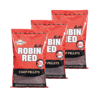 DYNAMITE BAITS ROBIN RED CARP PELLETS - 900G