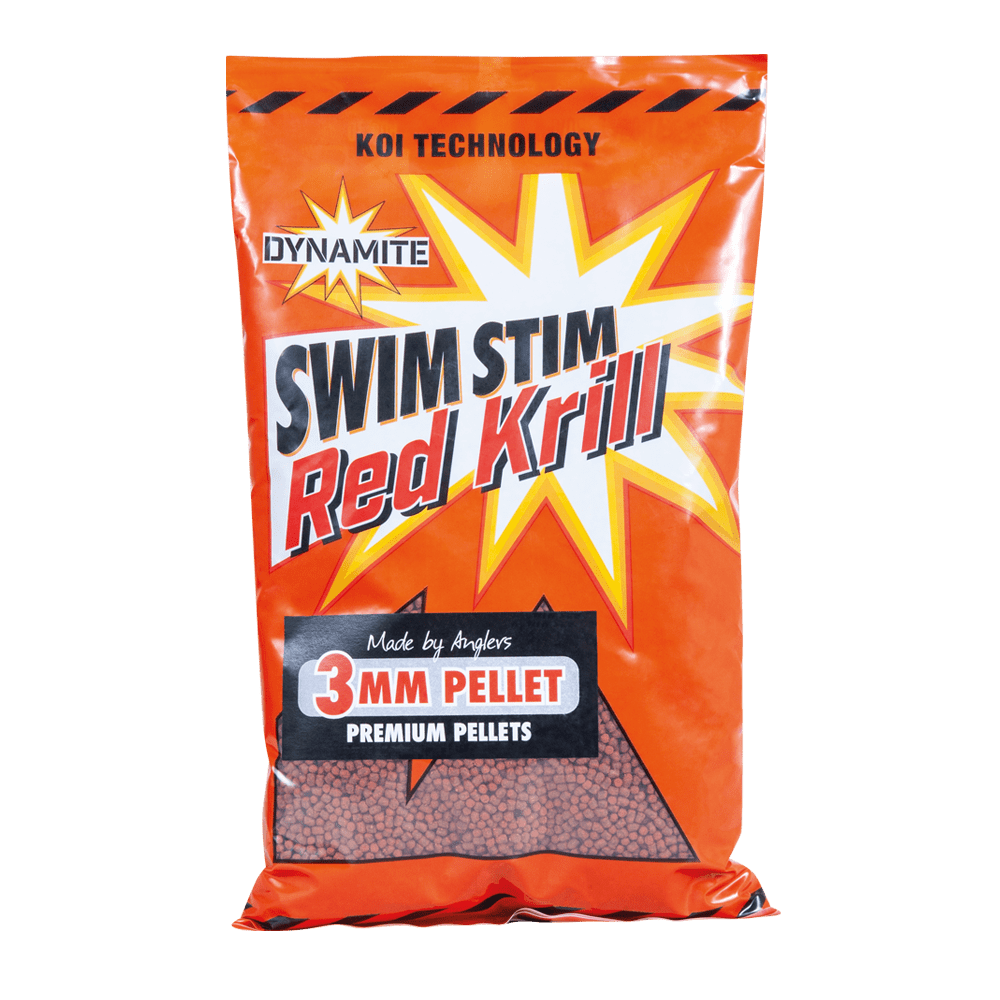 DYNAMITE BAITS SWIM STIM CARP PELLETS - KRILL - 900G