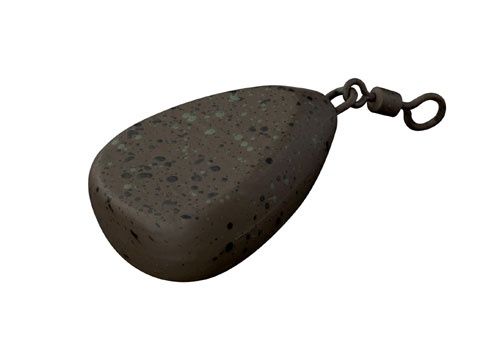 FOX CAMOTEX FLAT PEAR LEADS  SWIVEL