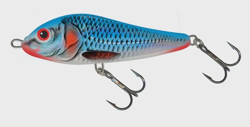 SALMO RATTLING SLIDER 11CM/50G FLOATING, Colour: Bleeding Blue Shad