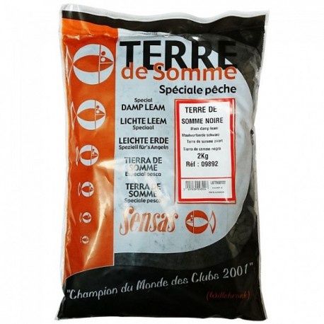 SENSAS TERRE DE SOMME BLACK DAMP LEAM - 2KG