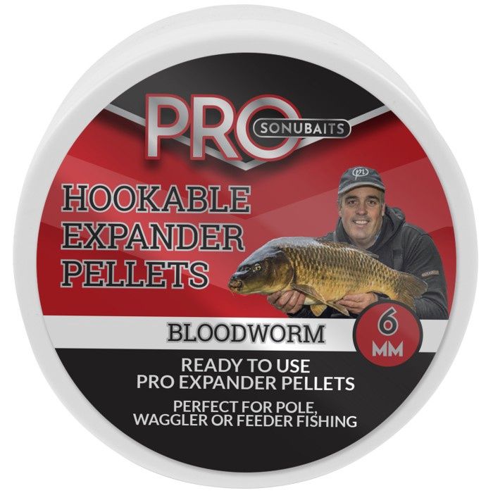 SONUBAITS PRO HOOKABLE EXPANDER PELLETS  - BLOODWORM