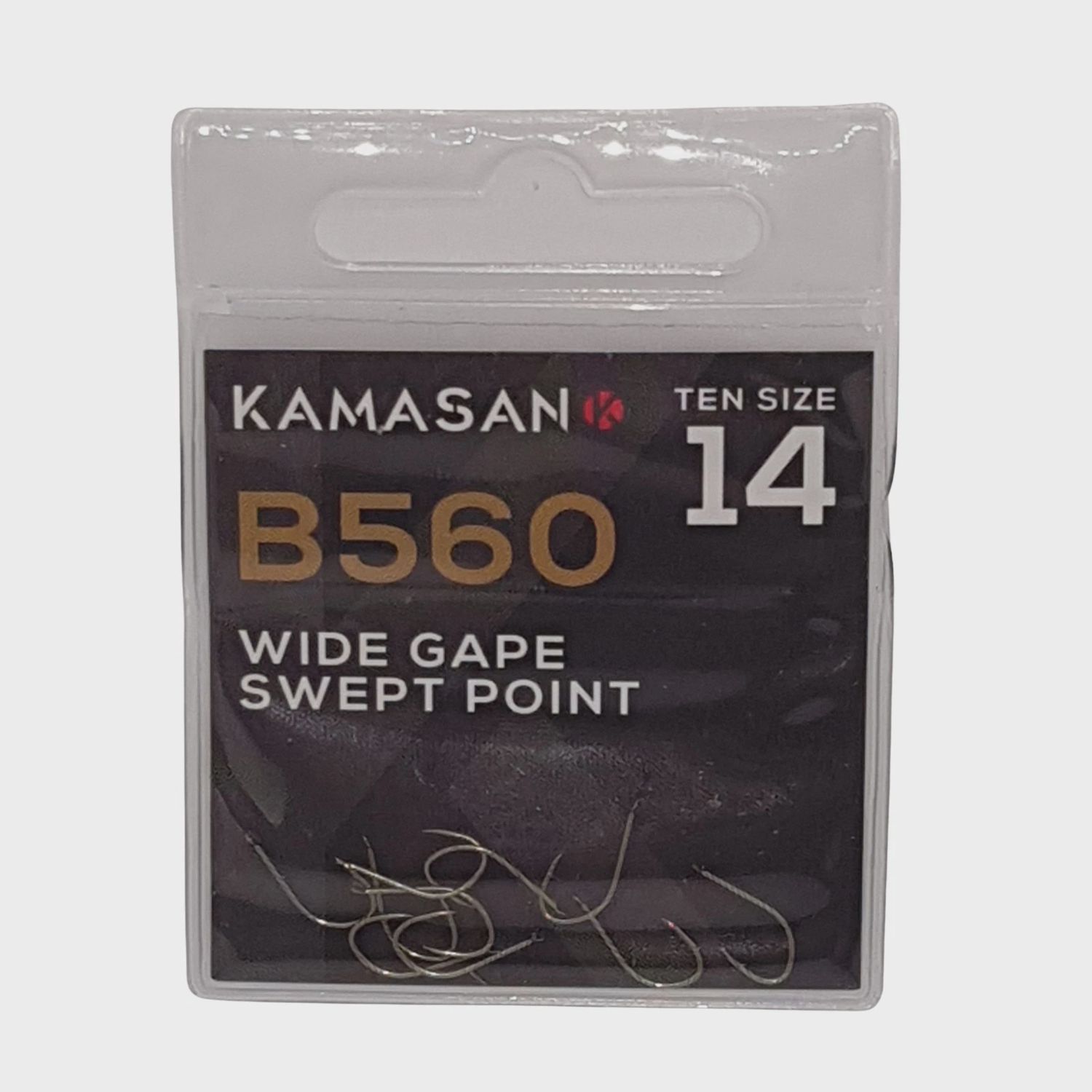 KAMASAN B560 BRONZE BARBED SPADE END HOOK