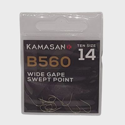 KAMASAN B560 BRONZE BARBED SPADE END HOOK
