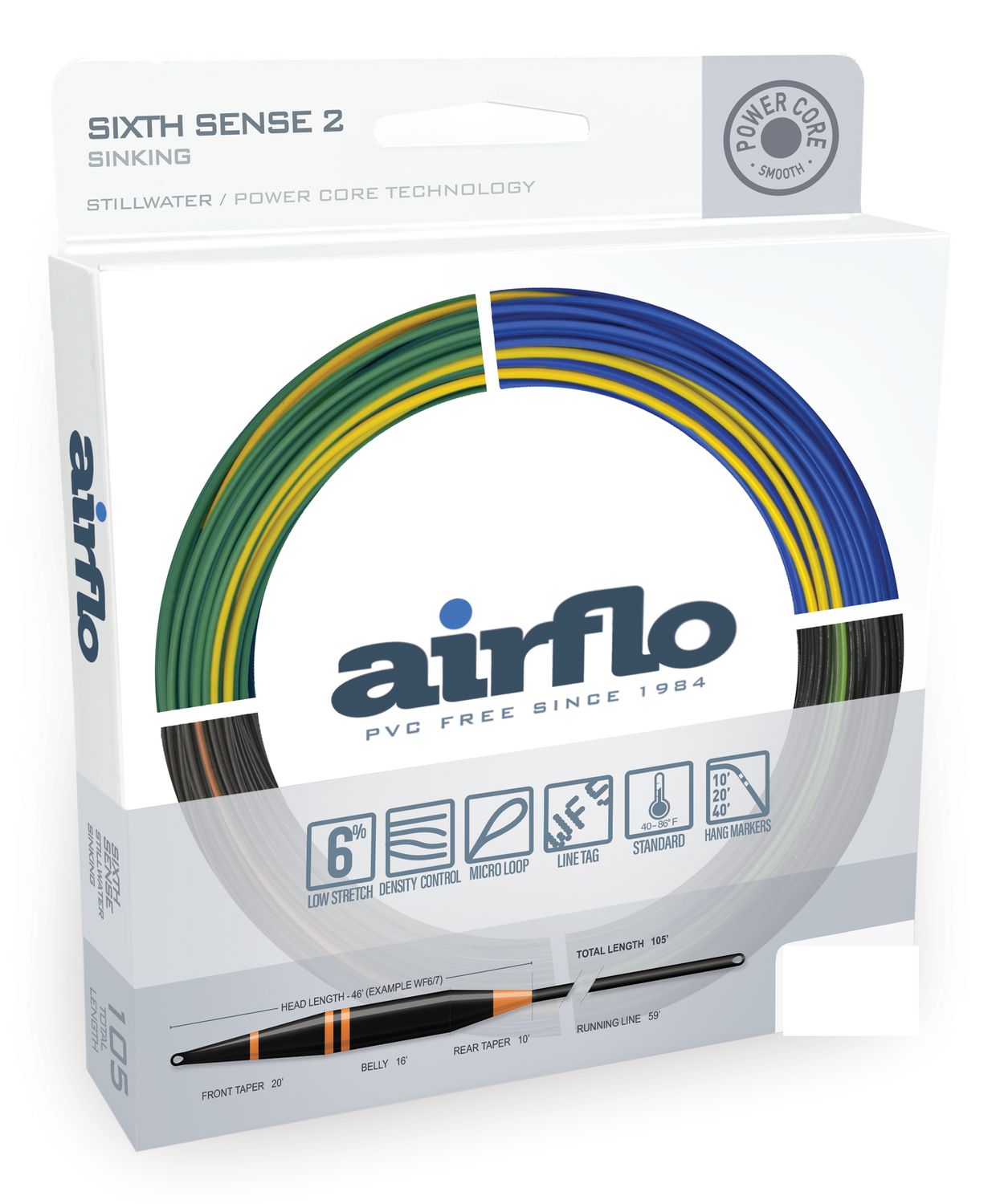 AIRFLO SIXTH SENSE 2 - SINKING - Di5 -DARK BLUE/YELLOW