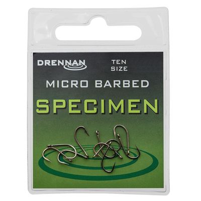 DRENNAN SPECIMEN MICRO BARBED HOOKS