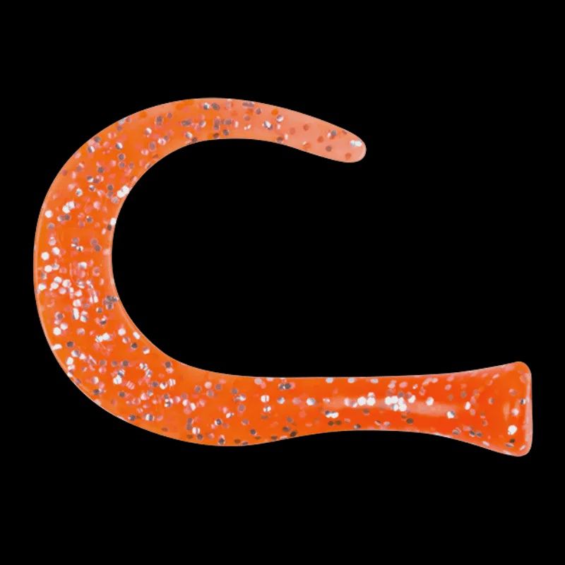 STRIKE PRO GUPPIE 13.5CM SPARE TAILS, Colour: ORANGE GLITTER