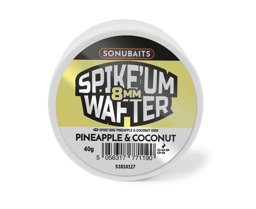 SONUBAITS SPIKE'UM WAFTERS - 8MM, Flavour: PINEAPPLE &amp; COCONUT