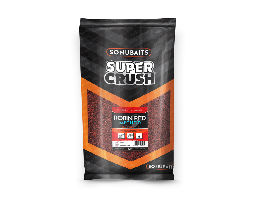 SONUBAITS SUPER CRUSH ROBIN RED METHOD MIX 2KG