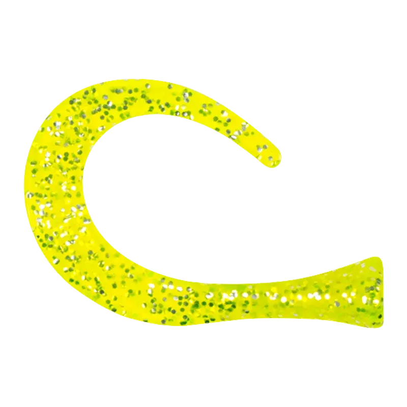 STRIKE PRO GUPPIE JUNIOR 11CM SPARE TAILS, Colour: CHARTREUSE