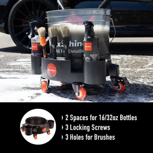 Detailing Bucket -Transparent, Color: Black
