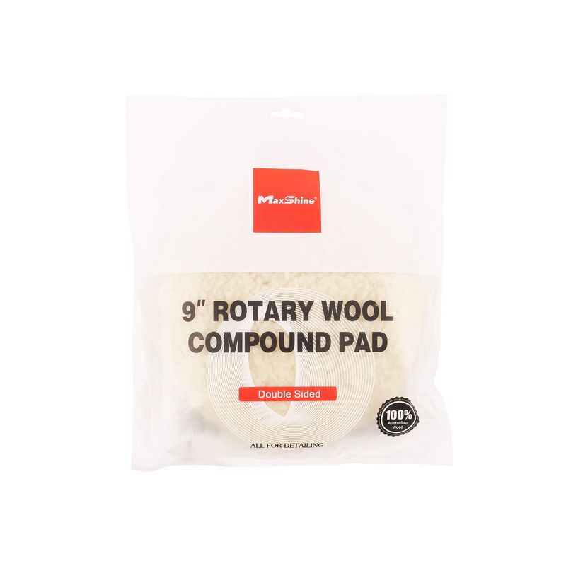 Rotary Wool Compound Pad 9&quot;