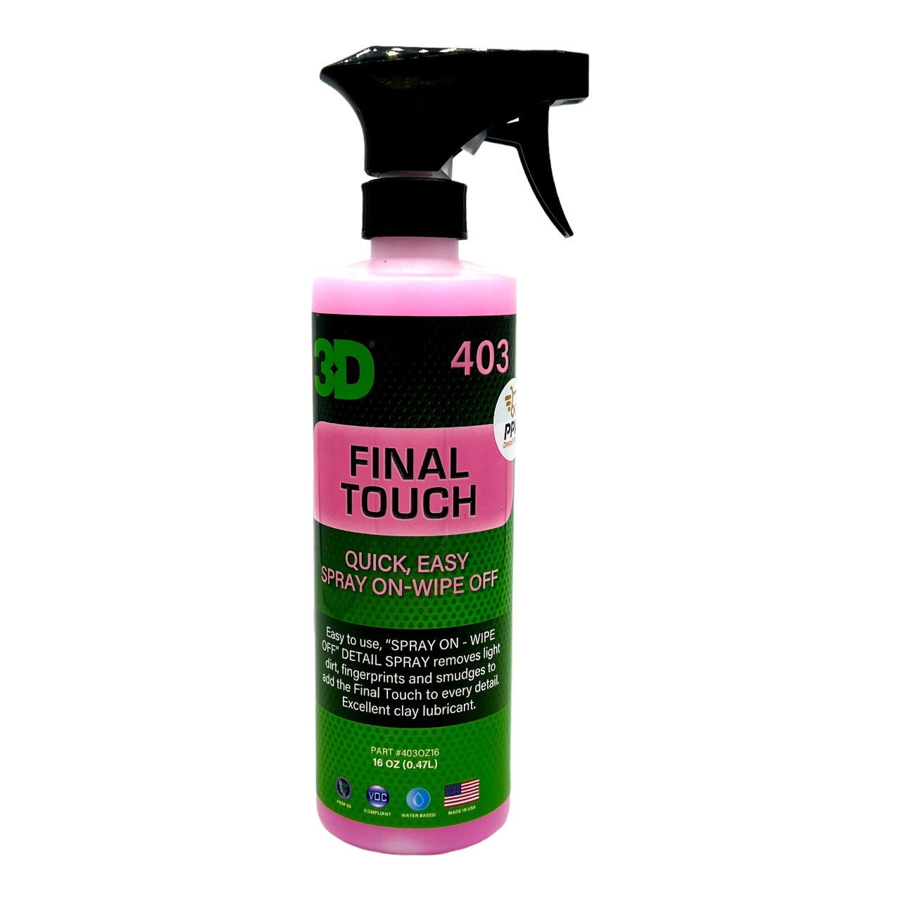 Final Touch, Size: 16onz