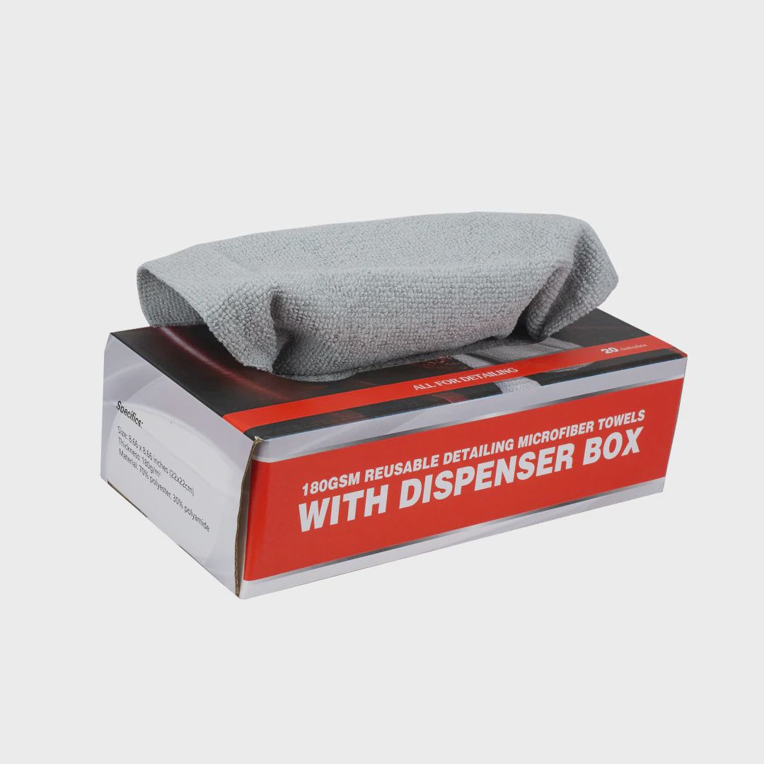 Reusable Microfiber Edgeless Utility  Towels  with Dispenser Box