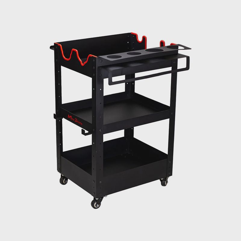 Premium Rolling Detailing Cart