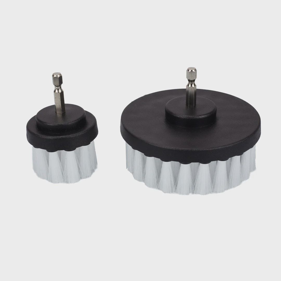 Soft Leather &amp; Fabric Drill Brush Set