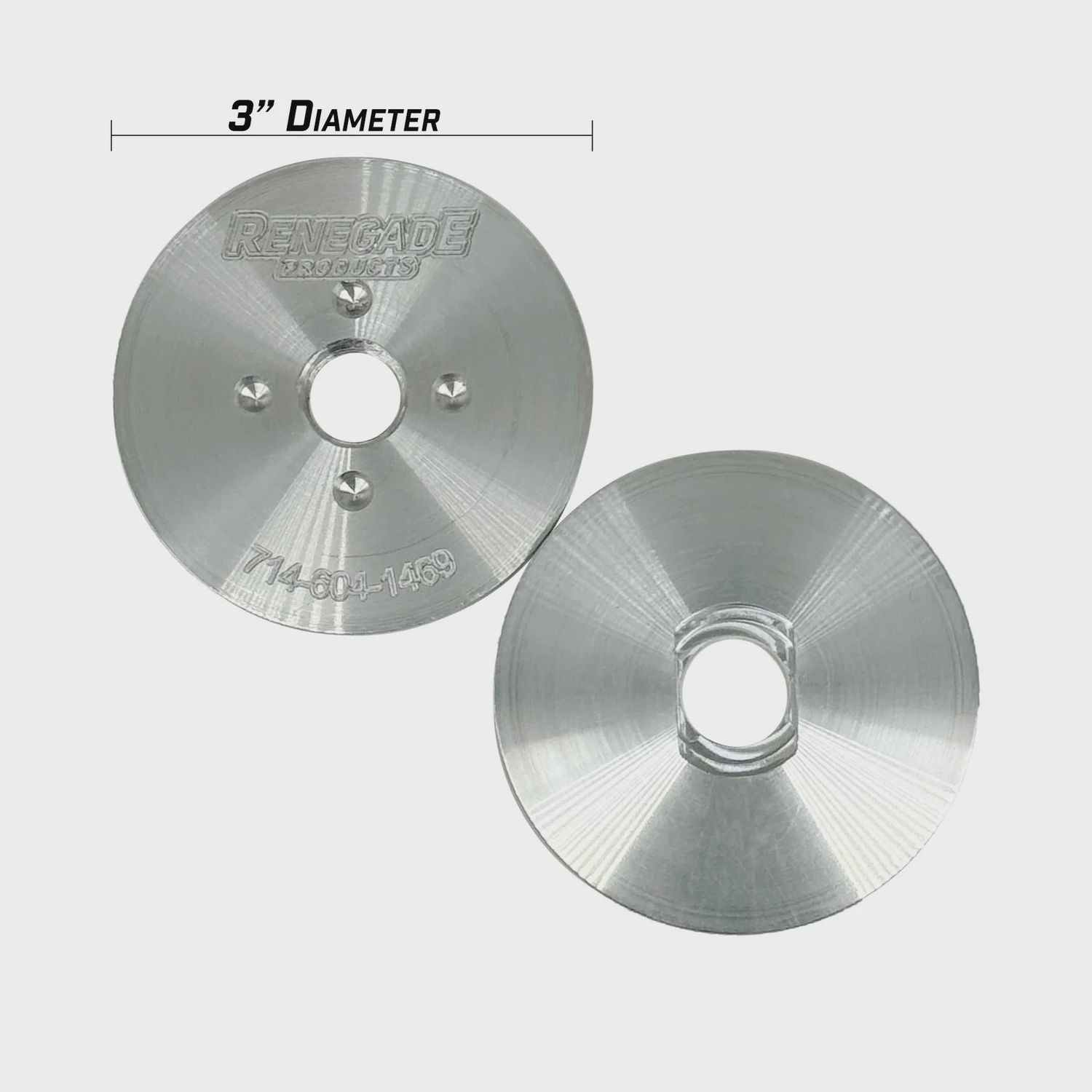 3" Mini Insertable Safety Flager for 6" Mini Buffing Wheels