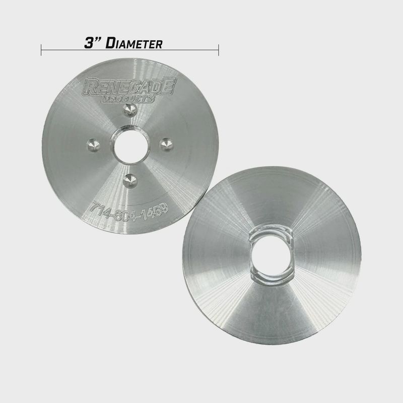 3" Mini Insertable Safety Flager for 6" Mini Buffing Wheels