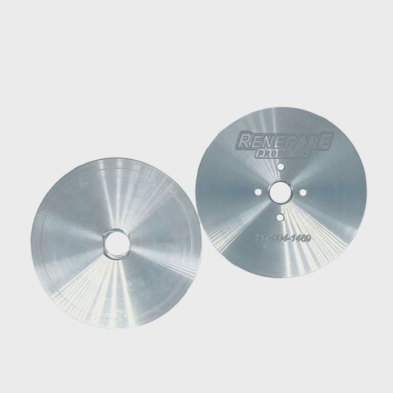 Insertable Safety Flanges for High Speed Polishing  (For Buffing Wheels WITH Center Plates)