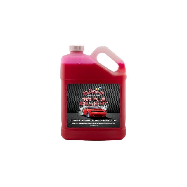 Triple Delight Colored Foam Polish Soap (Red)