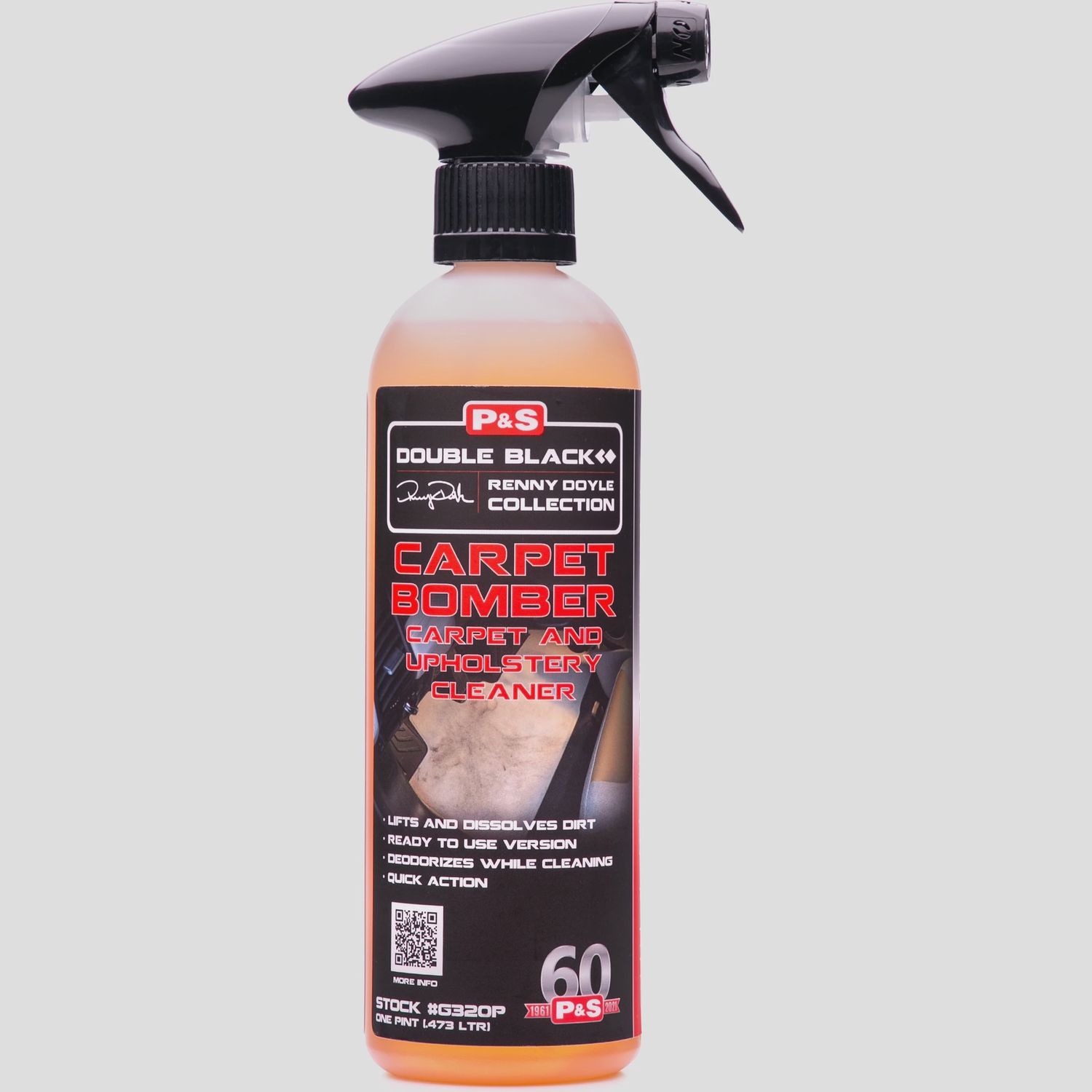 Carpet Bomber Carpet &amp; Upholstery Cleaner, Size: Pint