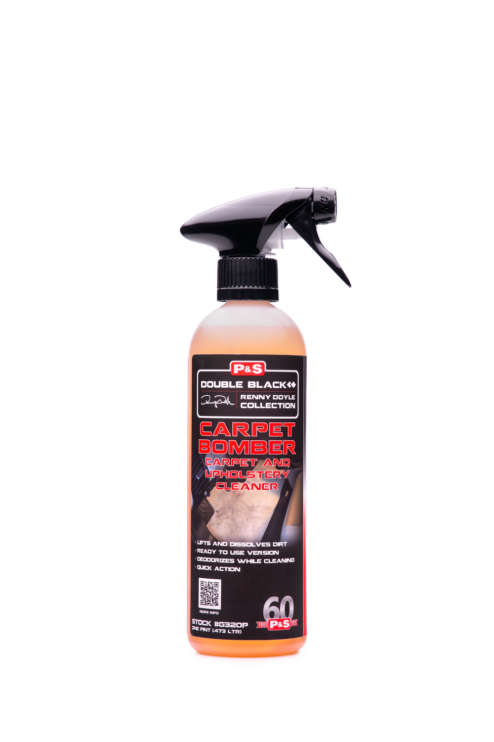 Carpet Bomber Carpet &amp; Upholstery Cleaner, Size: Pint