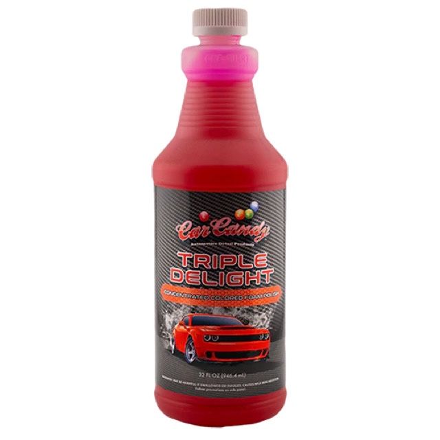 Triple Delight Colored Foam Polish Soap (Red), Size: Quart