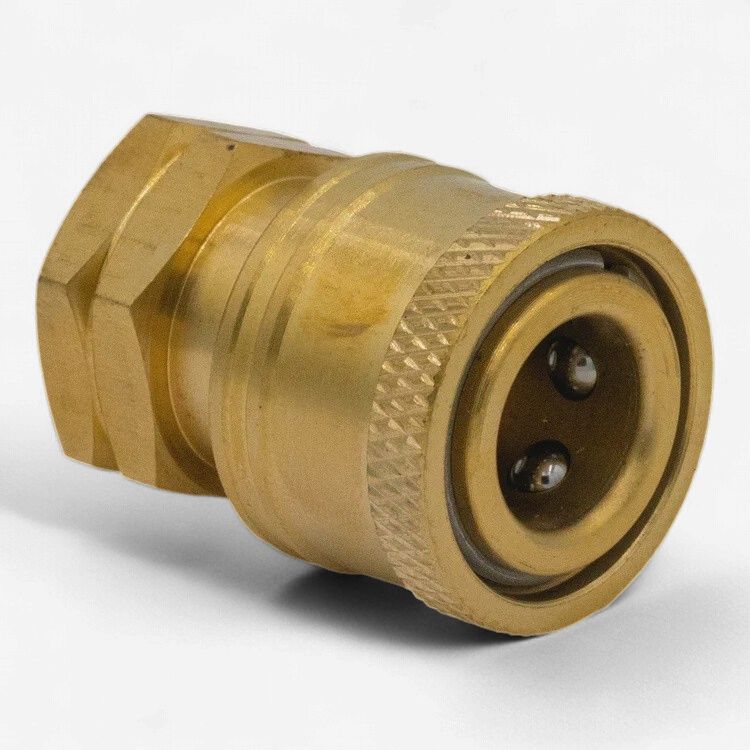 Brass coupler 1/4" FNPT