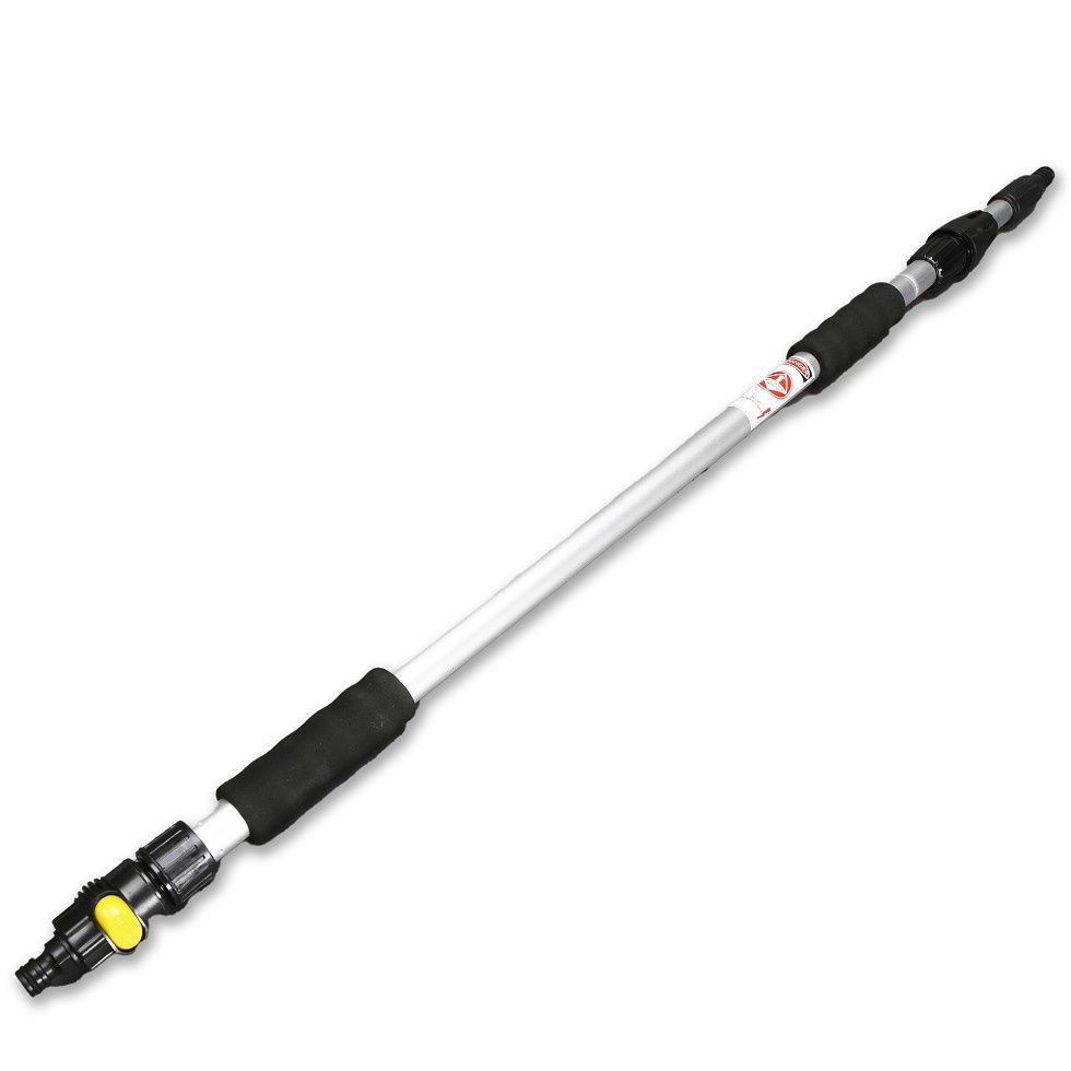 Flow -Thru Telescopic Aluminum Pole with On/Off Button