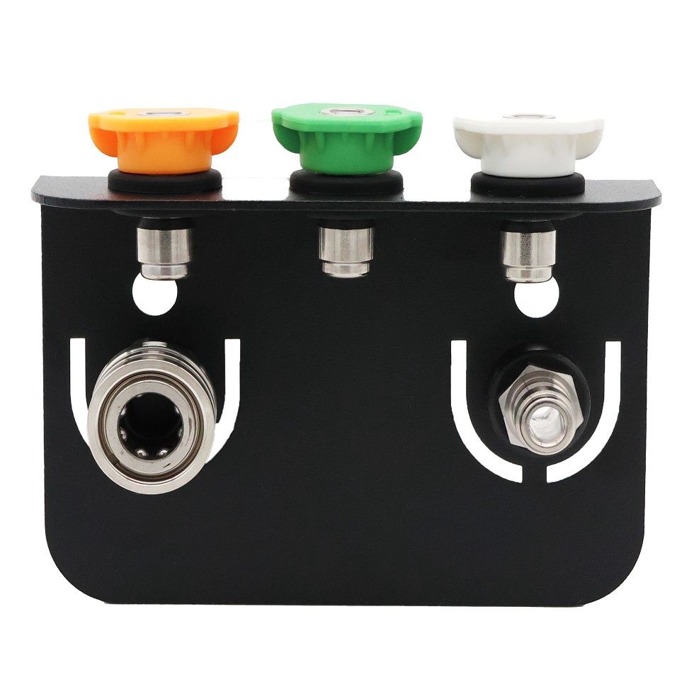 Mini Helper Double Holder for Foam and High Pressure Gun with 3 Nozzle Tip Slots