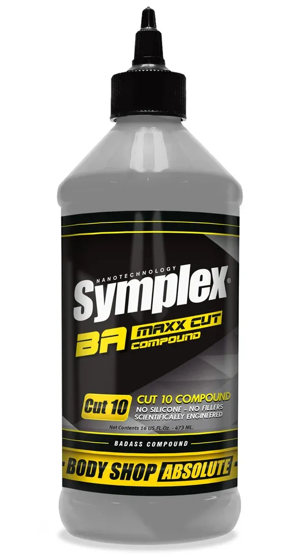 BA Maxx Cut Body Shop Compound, Size: 16oz