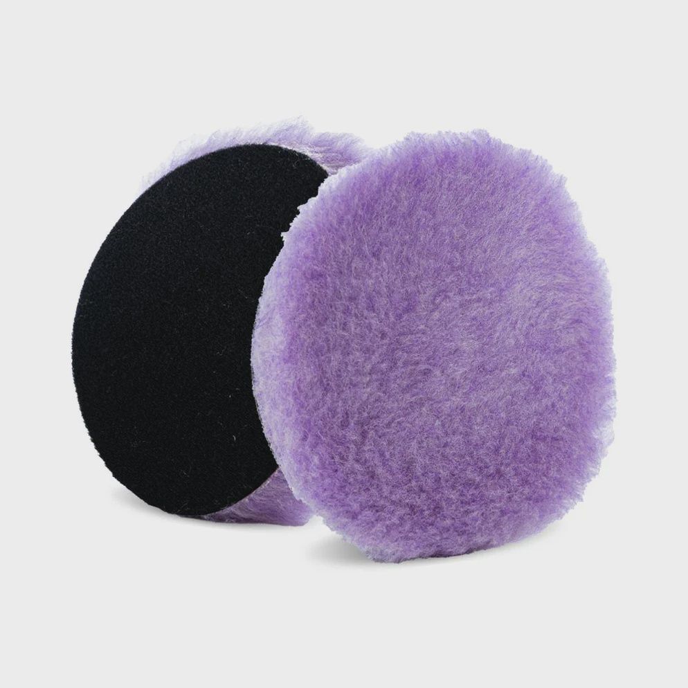 Purple Foamed Knitted Wool Pads