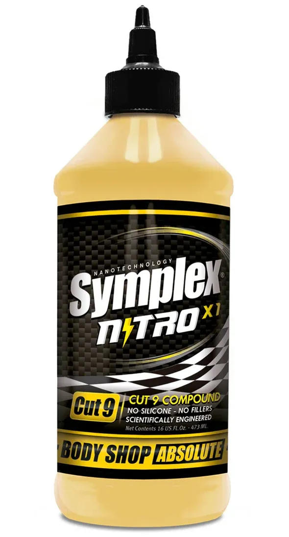 Nitro X1 Cut 9 Body Shop Compound, Size: 16oz
