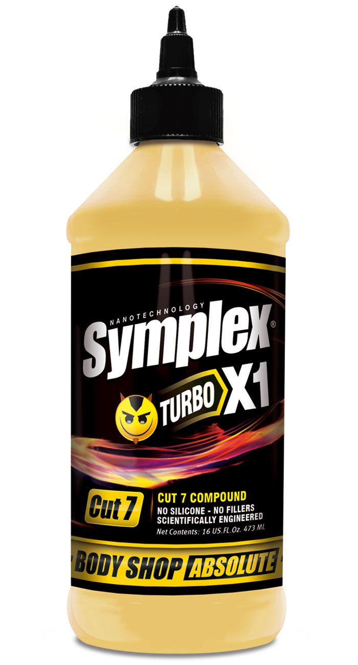 Turbo X1 Cut 7 Body Shop Compound, Size: 16oz