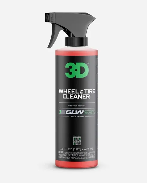 3D GLW Series Wheel &amp; Tire Cleaner, Size: 16oz