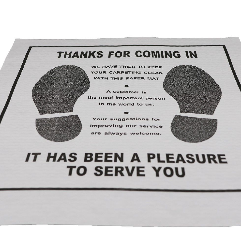 Paper Floor Mats (Pack of 250)
