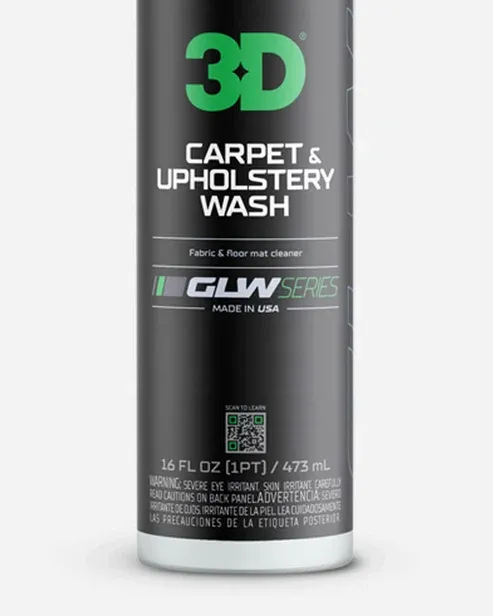 3D GLW Series Carpet &amp; Upholstery Wash, Size: 16oz