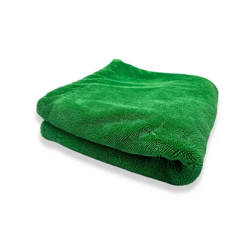 Green HYDRO-FIL Ultra-Thick 1200 GSM Premium Microfiber Towel, Size: L 20" x 24"