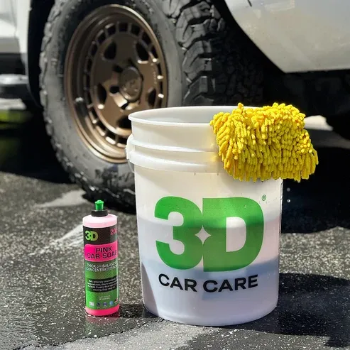 3D Car Care 5 Gallon Wash Bucket