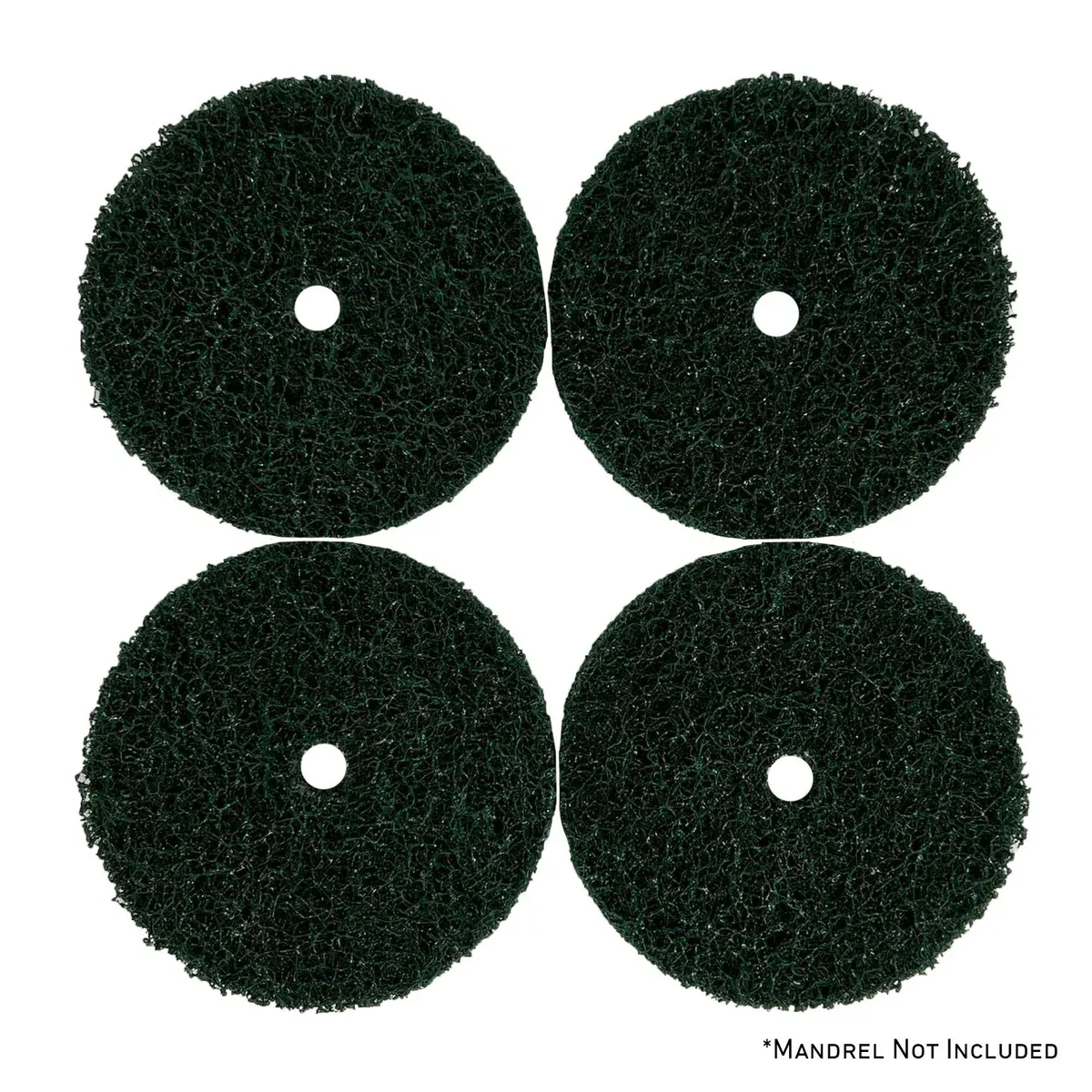 Mini Surface Prep Buff and Blend Disc Green  (1/2" Arbor Hole)