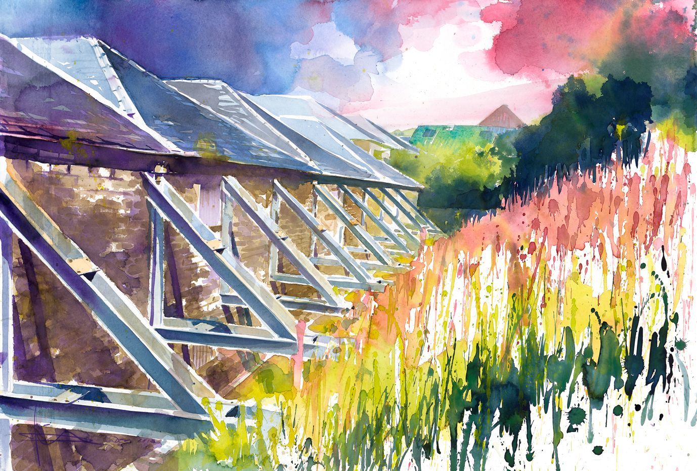 Behind the Bunna Warehouses