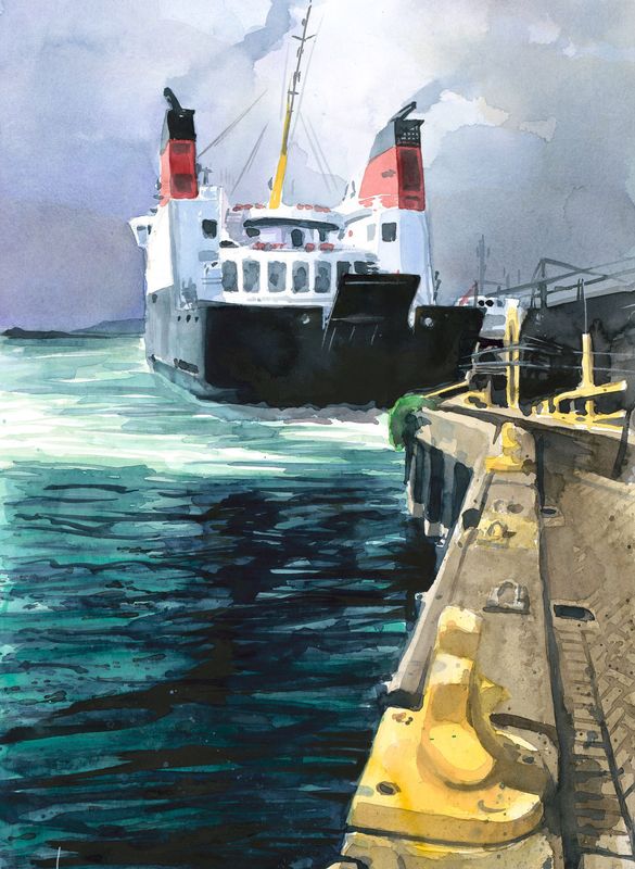 Leaving Port Ellen