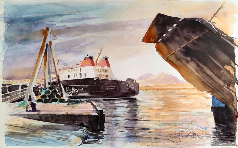 The FINLAGGAN at Port Askaig