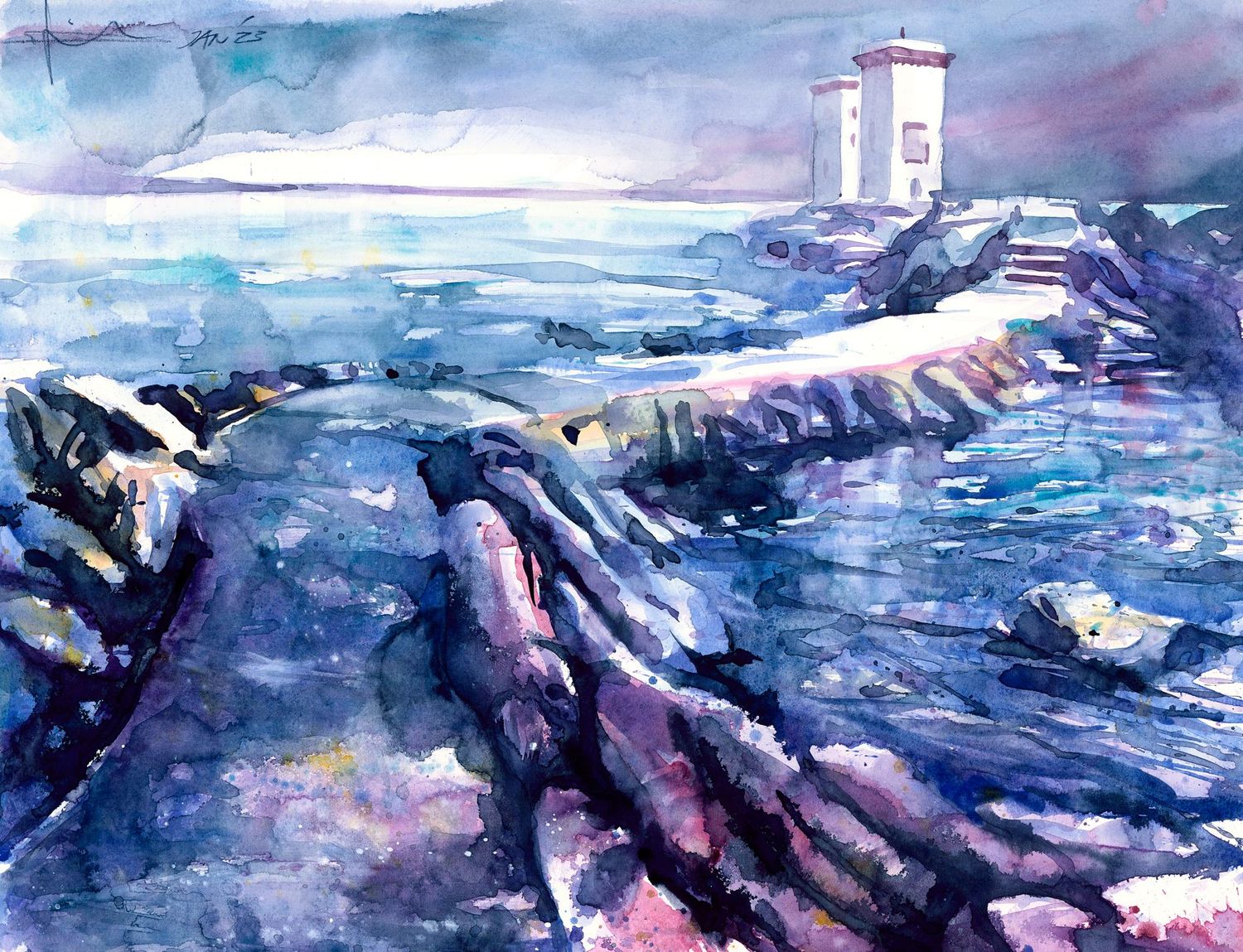 Path to Carraig Fhada Lighthouse II