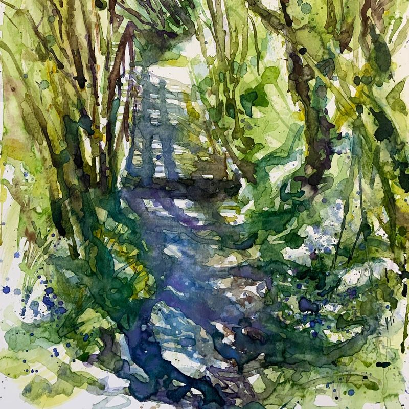 Bridge and Bluebells